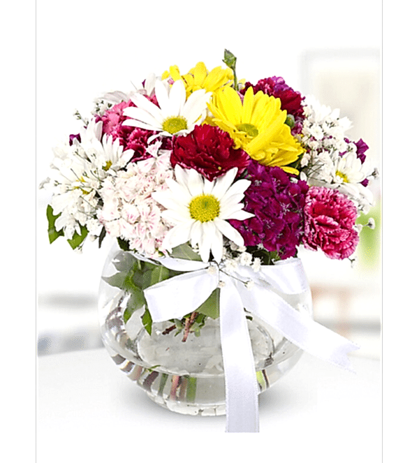 Cam Fanus Mevsim Çiçekleri