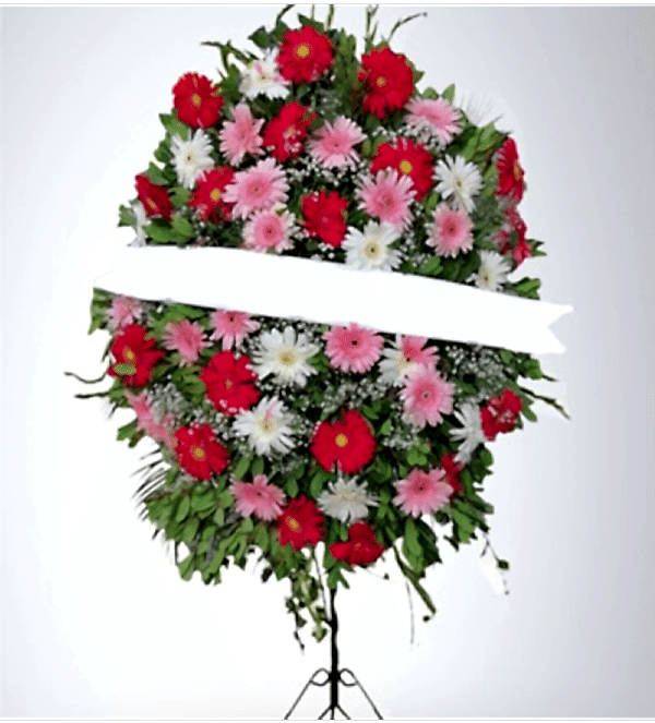 Renkli Gerberalardan Ferforje Aranjman