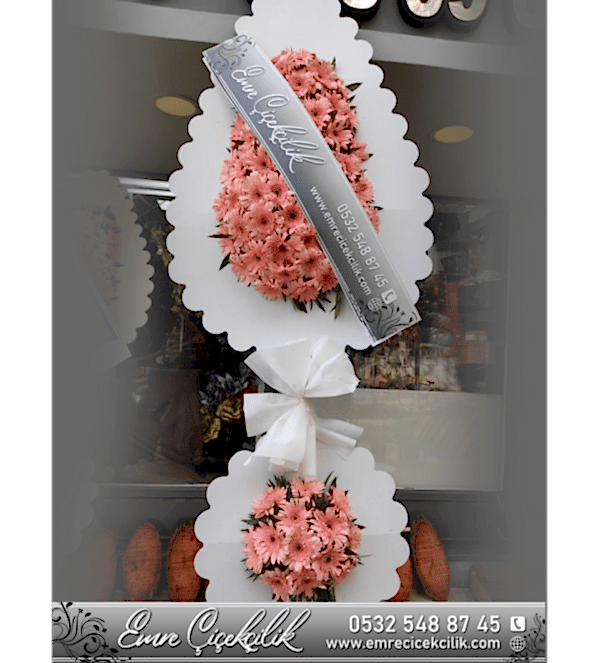 Ayaklı Düğün Açılış Sepeti Pembe